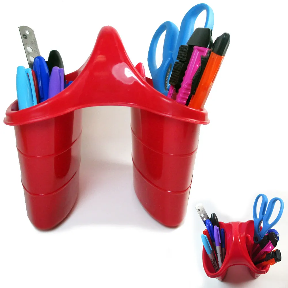 4 Pack Office Desk Organizer Supplies Caddy Pen Pencil Holder School Storage New