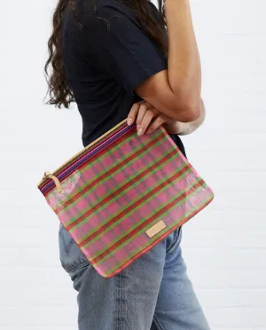 ADRIANA LARGE SLIM ZIP POUCH