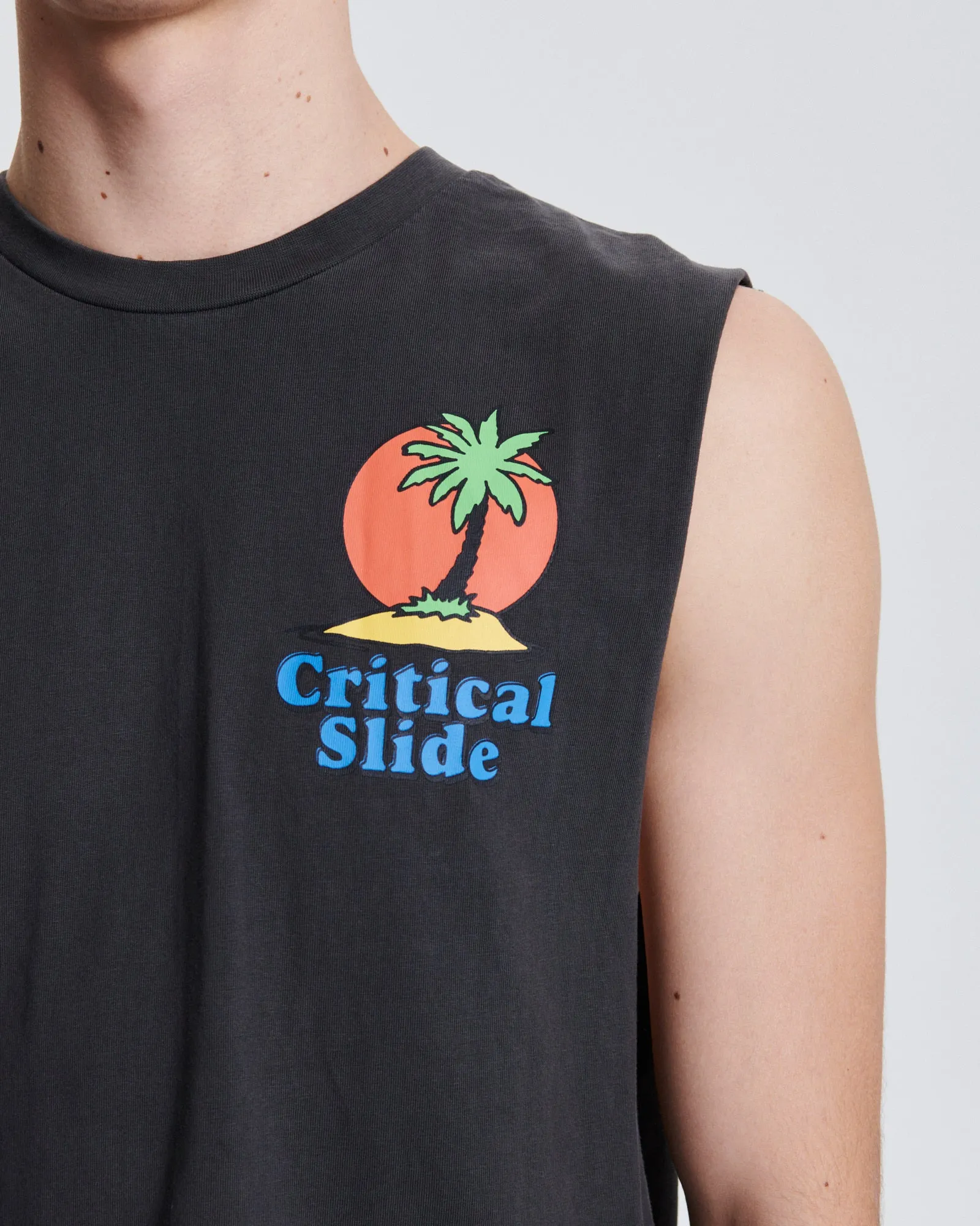 Castaway Muscle Tee - Phantom