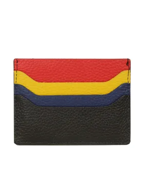 DCLIC Racer Stripe Credit Card Wallet - Black