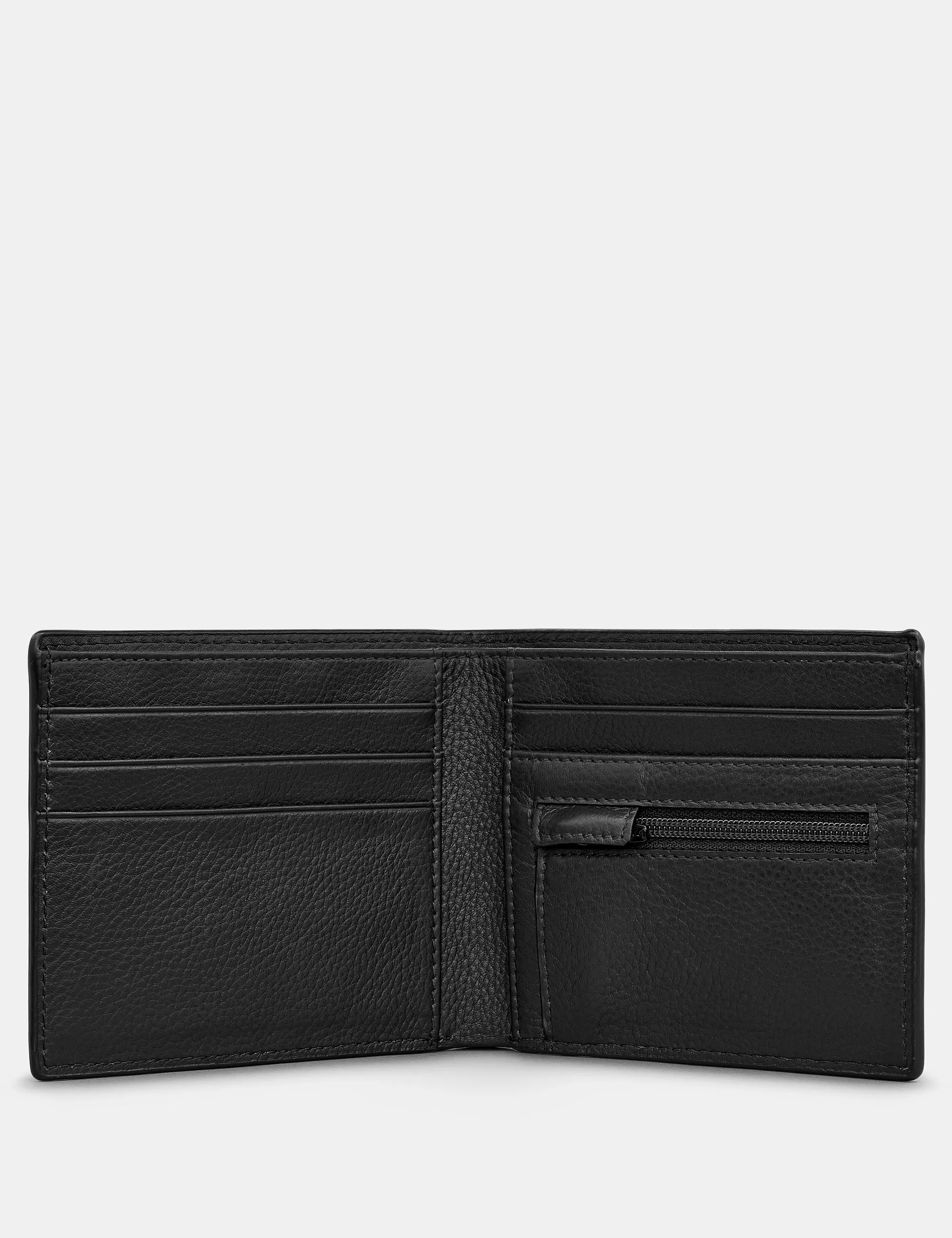 Dickens Bookworm Black Leather Wallet