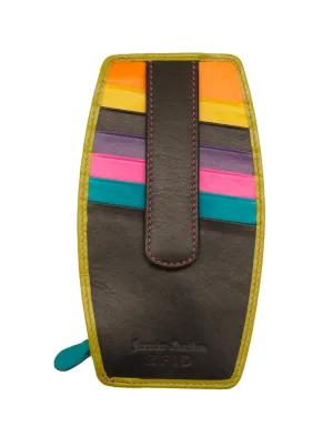 Double Sided Credit Card Holder [BLK Brights-7804]