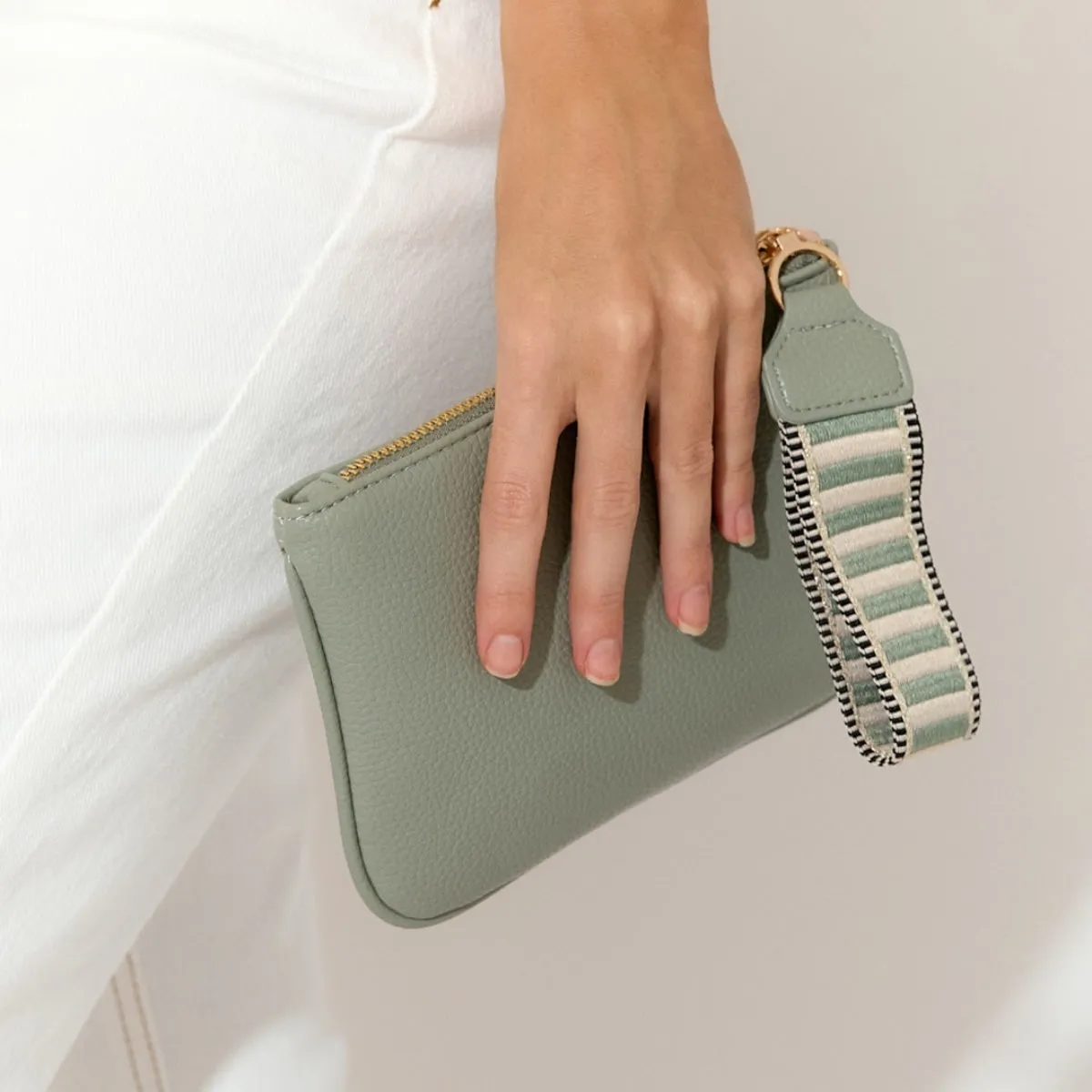 Frankie Webbing Pouch (Tan)