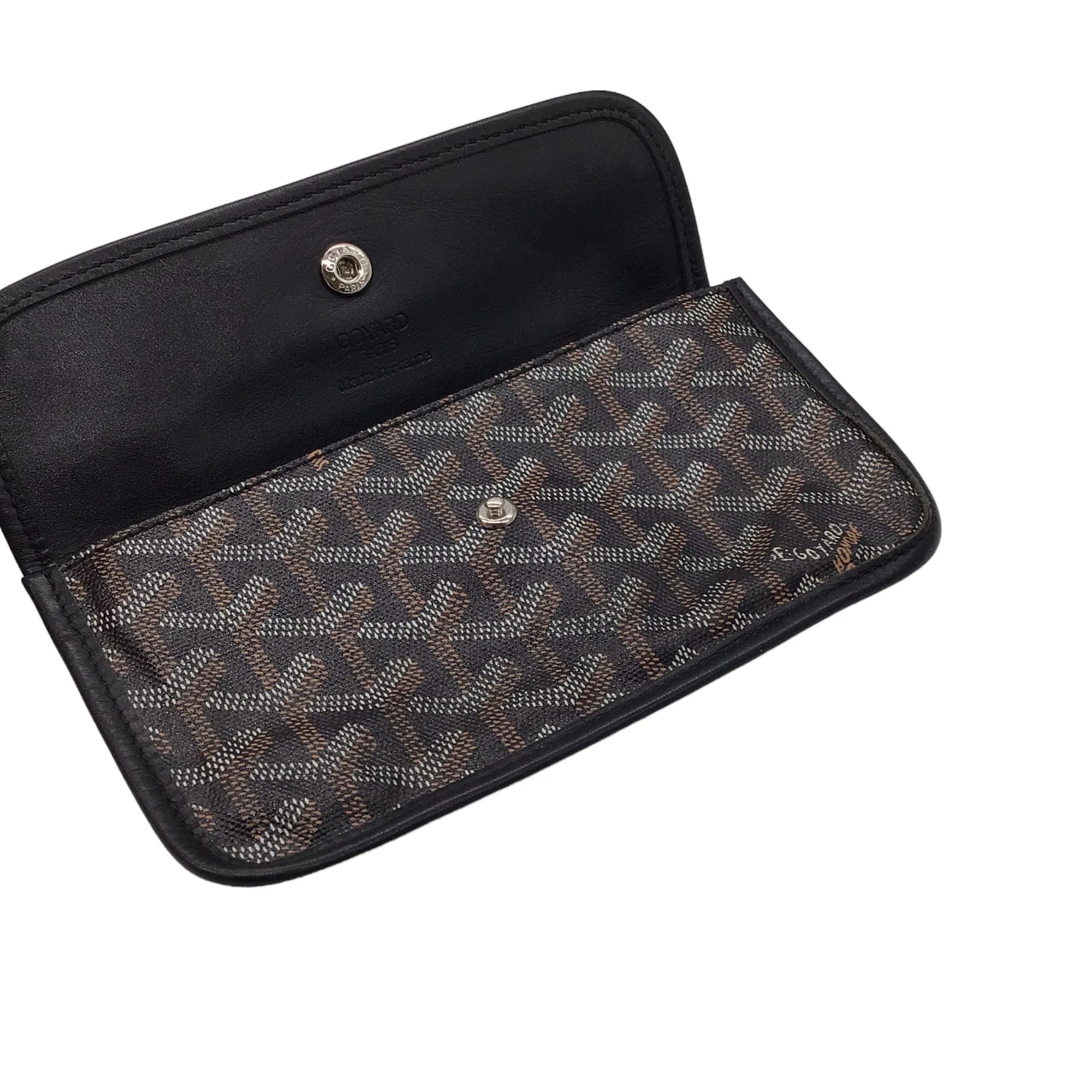 Goyard Black Coated Canvas Goyardine Wallet