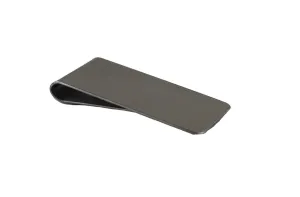 Mens Silver 2.5cms Wide Solid Money Clip