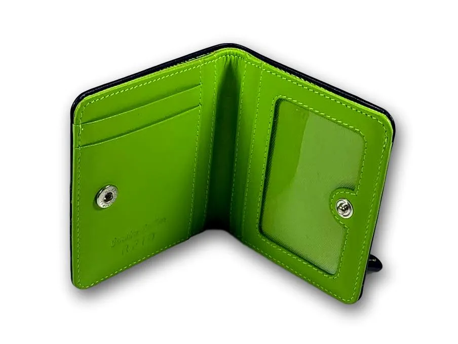 Mini Snap Leather Bifold Wallets