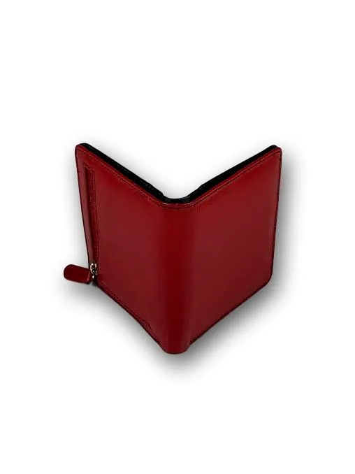 Mini Snap Leather Bifold Wallets