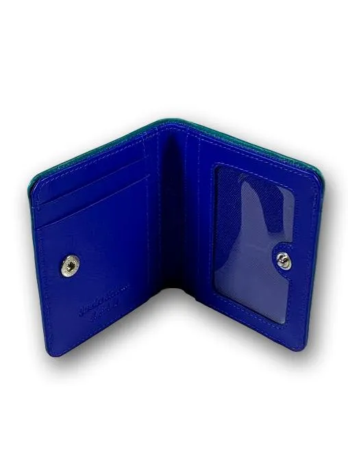 Mini Snap Leather Bifold Wallets