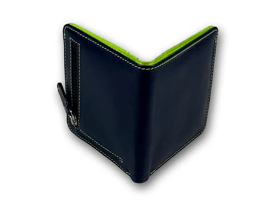 Mini Snap Leather Bifold Wallets