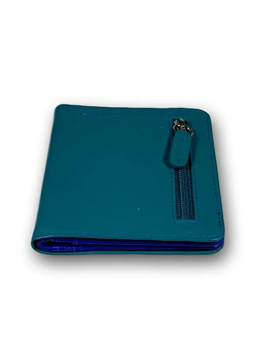 Mini Snap Leather Bifold Wallets