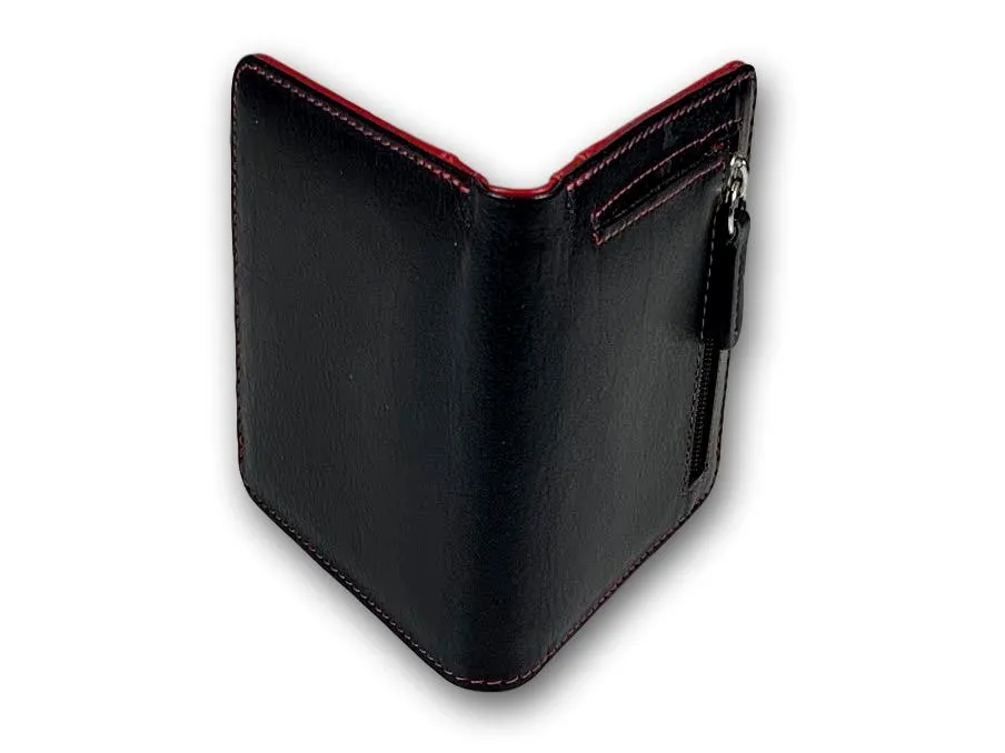Mini Snap Leather Bifold Wallets