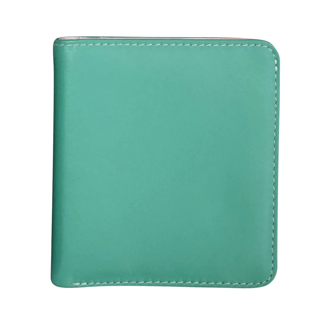 Mini Snap Leather Bifold Wallets