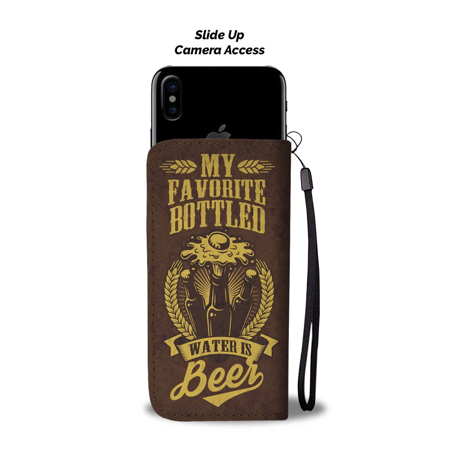 My Favorite Bottle Water Wallet Case