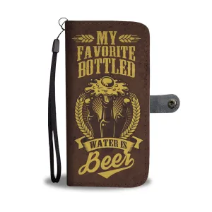 My Favorite Bottle Water Wallet Case