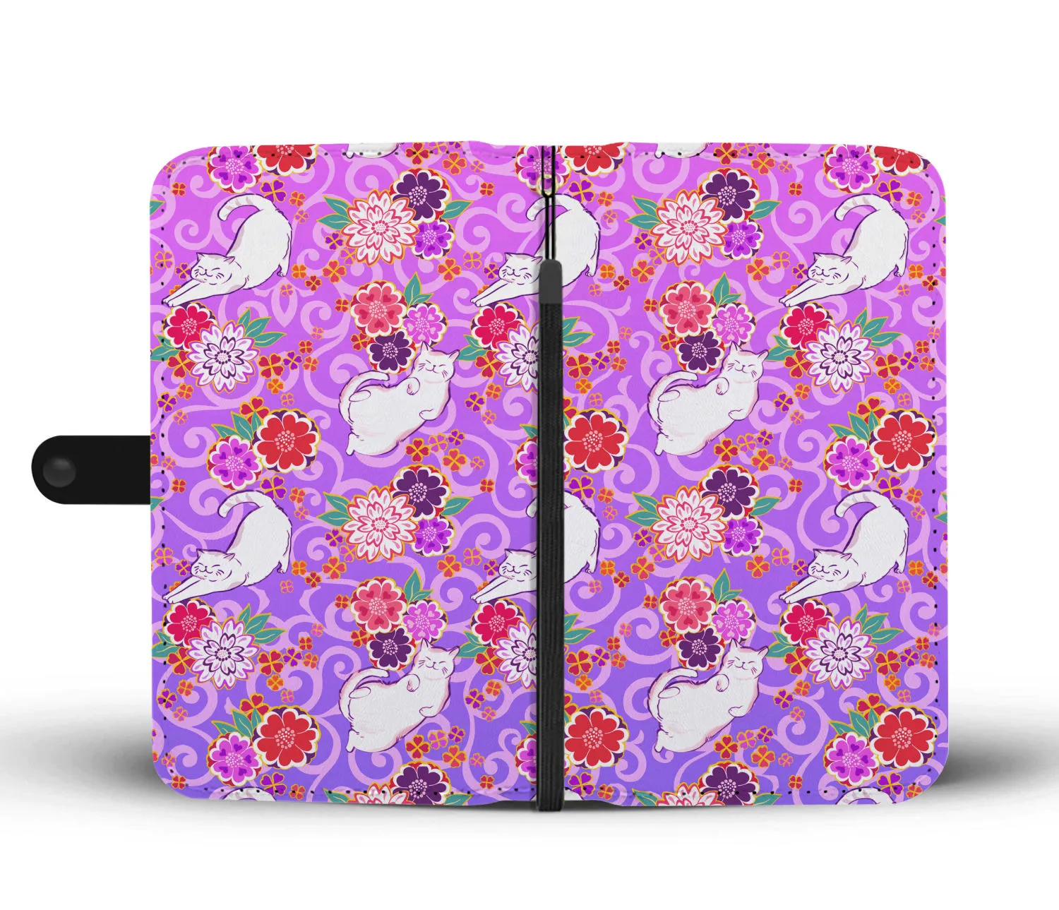 Pink Cats Wallet Case