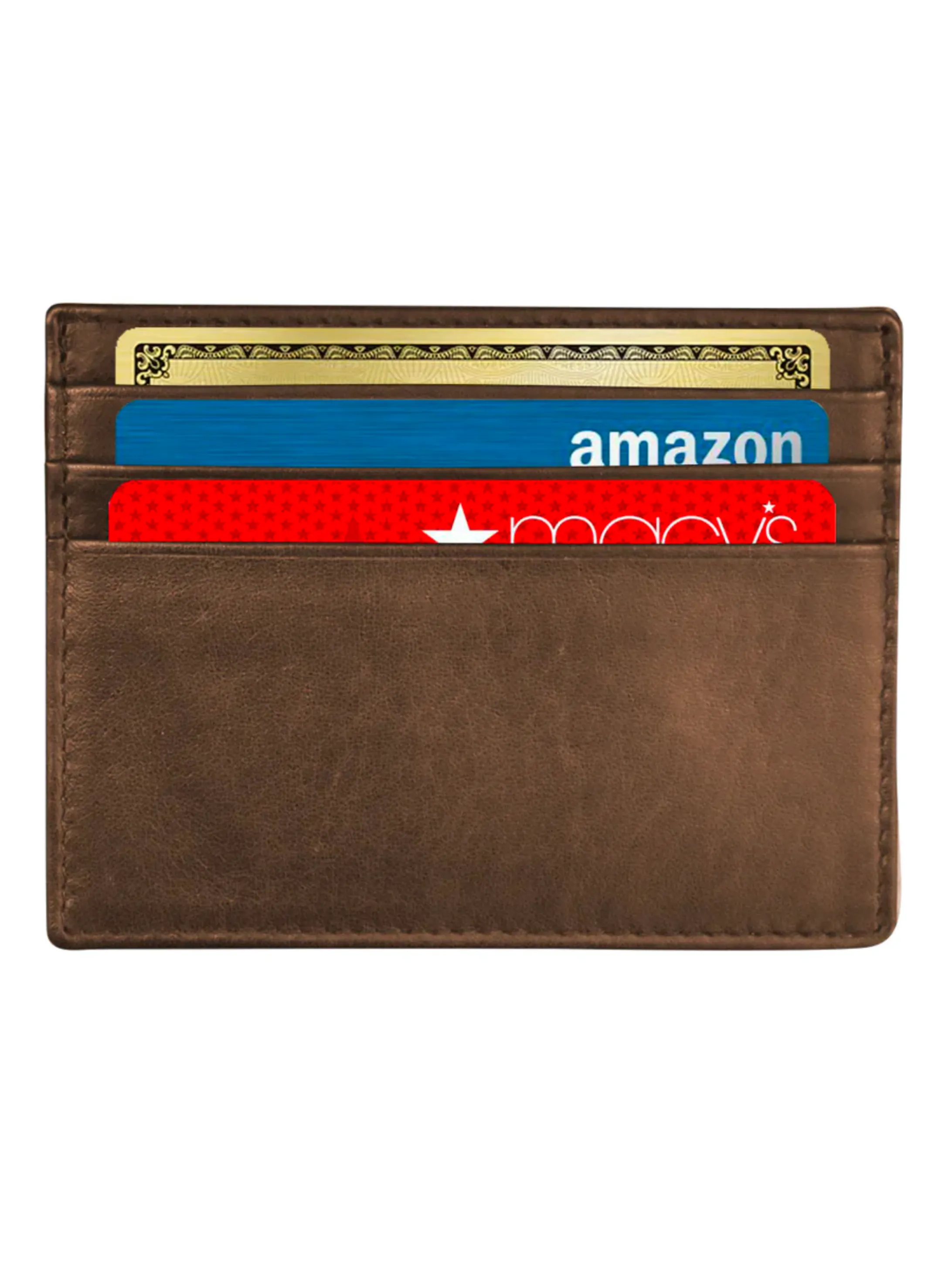 Pocket Card Case [Toffee-7202]