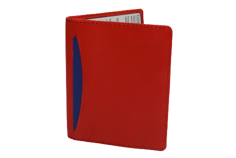 RFID1511 RFID Blocking Genuine Leather Vaccination Passport Holder/Cover, Genuine Leather Vaccination Card Holder, Vaccine Card Holder