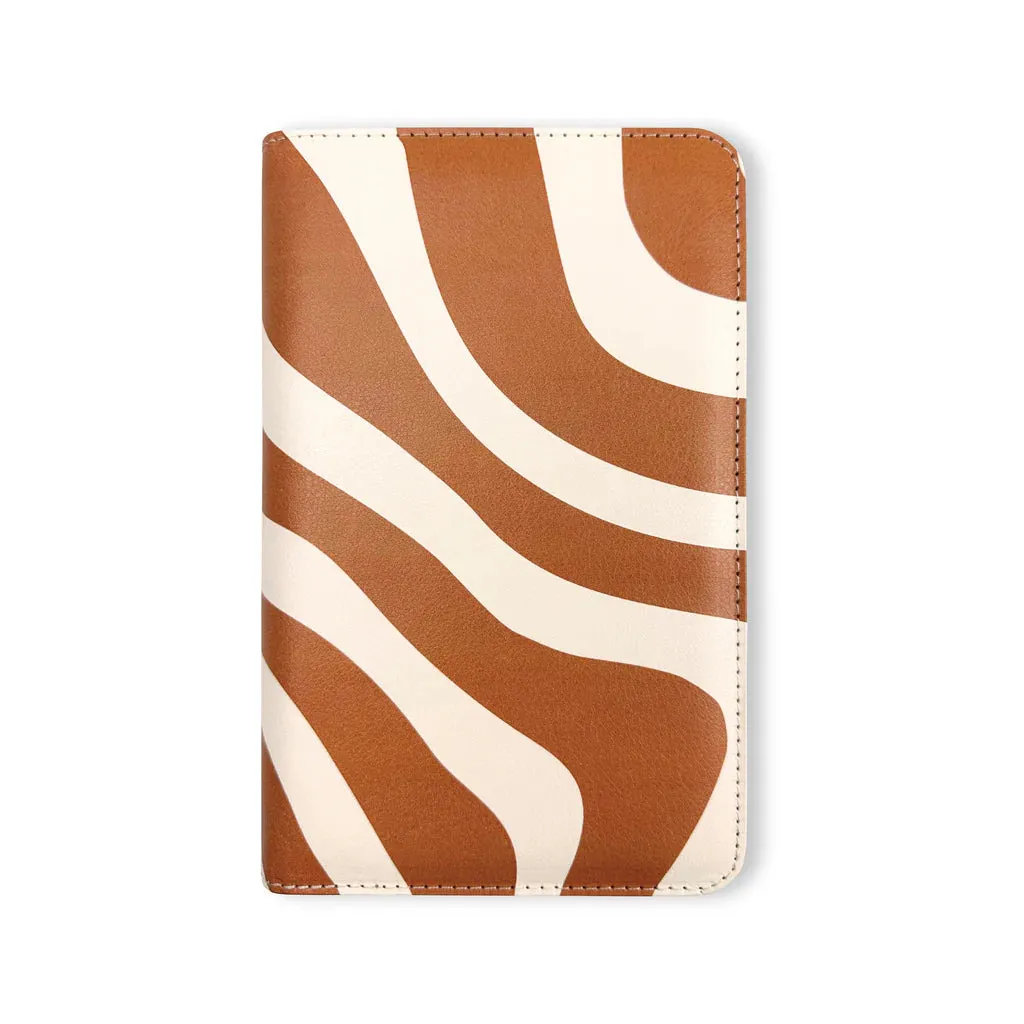 Rust Swirl Travel Wallet
