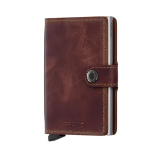 Secrid Mini Wallet- Vintage Brown