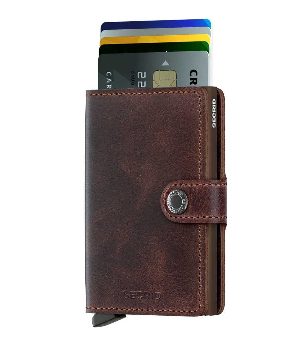 Secrid Mini Wallet- Vintage Chocolate