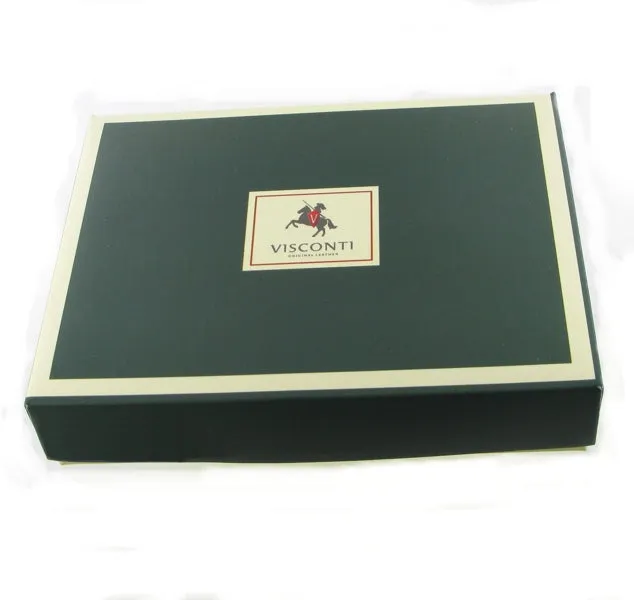 Visconti Bullet Zipped Leather Wallet 702